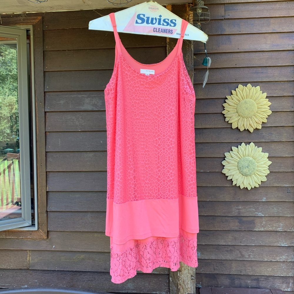 Kenar Cami Ruffle Dress